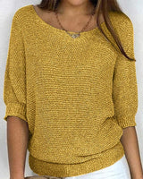 Kelora - Leichter Pullover mit weichem Griff in Gelb