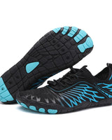 FlexiStride - Barfuß Sport Schuhe Mit Flexibler Sohle in Schwarz-Blau