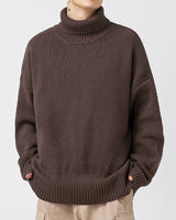 Frenxy | Kaschmir-Pullover für Männer in Kaffeefarbe