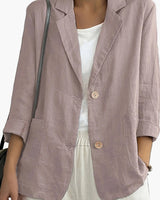 Damen Blazer im lässigen Business Look in Rosa