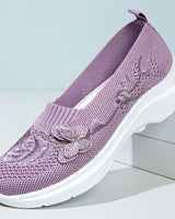 Ulyana - Gepolsterte orthopädische Wanderschuhe in Lila