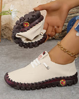 Hilga – Turnschuh Mit Schnürung Und Flexibler Sohle in Khaki