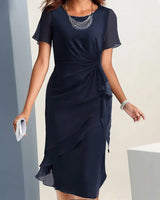 Velia - Stilvolles Freizeitkleid in Marine