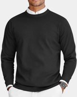 Der perfekte Rundhals-Pullover in Schwarz