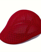 Bellamy – Atmungsaktive Unisex-Baseball Kappe Aus Mesh in Rot