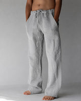 Bruce - Bequeme Männerhose im lockeren Design in Grau