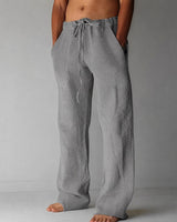 Bruce - Bequeme Männerhose im lockeren Design in Dunkelgrau