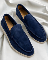 Jad - Komfortable Loafer für Herren in Marineblau