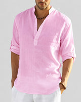 Cordell - Herrenhemd, locker und leicht in Pink