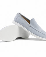 Jad - Komfortable Loafer für Herren in Himmelblau