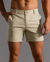 Andrie - Schicke Chino-Shorts für Herren in Khaki