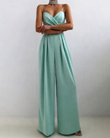 Becca - Stilvoller Jumpsuit mit hoher Taille in Grün