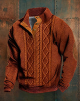 Jary - Komfortabler Herrenpullover in Orange