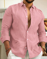 Ronnie - Komfortables Hemd aus leichtem Stoff in Rosa
