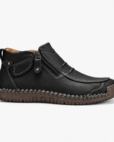 Aedrian – Hochwertige Schuhe Mit Seitlichem Reißverschluss in Schwarz