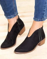 Stilvolle Damen Stiefeletten - Eveline in Schwarz