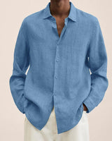 Amadeus | Damen Langarm Hemd in Hellblau