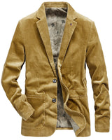 Cordblazer mit Knopfleiste – Emmett in Khaki