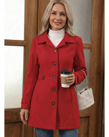 Amla | Damen Winterjacke für vielseitige Lagenlooks in Rot