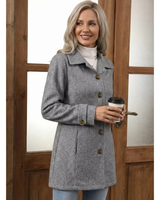 Amla | Damen Winterjacke für vielseitige Lagenlooks in Grau