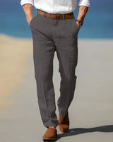 Anzughose Herren Business Slim Fit in Dunkelgrau