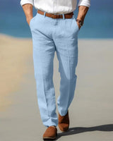 Anzughose Herren Business Slim Fit in Blau