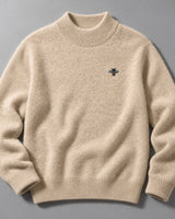 Slaven – Strick Pullover MIT Stehkragen in Beige