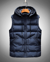 Matteus - Fleece Weste in Blau