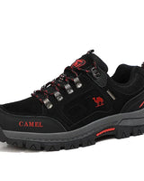 Herren Schnüren Wandern Winterschuhe in Schwarz