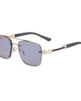 Aurora | Damen Retro Sonnenbrille Modern in Indigo