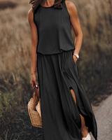 Lucienne | Elegantes Freizeitkleid in Khaki (Fast ausverkauft!)