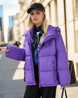 Roslyn | Übergroße Jacke in Lila