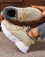Rugaile - Winter Warmer Gefütterter Orthopädischer Sneaker in Beige