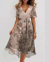 Cirae - Soft-Touch-Sommerkleid in Pink