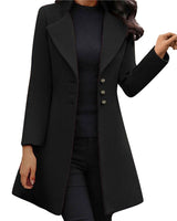 Elisia – Elegante & Warme Damenjacke in Schwarz