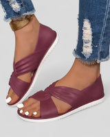 Lesley | Orthopädische Sandale für Damen in Rot