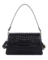 Crossbody-Umhängetasche für Frauen - Aveline in Schwarz