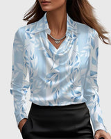 Sylvia | Luxuriöse Bluse in Hellblau