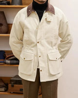 Luxuriöse Cordjacke für Herren im Herbststil - Robinson in Beige
