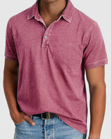 Bastian | Herren Kurzarm Poloshirt Regular Fit in Rosa
