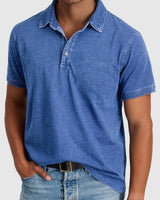 Bastian | Herren Kurzarm Poloshirt Regular Fit in Blau