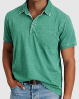 Bastian | Herren Kurzarm Poloshirt Regular Fit in Grün