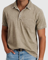 Bastian | Herren Kurzarm Poloshirt Regular Fit in Khaki