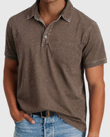 Bastian | Herren Kurzarm Poloshirt Regular Fit in Braun