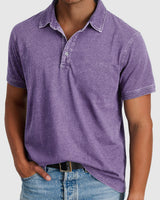 Bastian | Herren Kurzarm Poloshirt Regular Fit in Lila