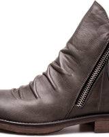 Bastian | Herren Stiefeletten mit Reißverschluss in Grau
