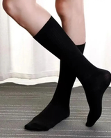 Bastian | Herren Trachtensocken mit Streifen in Schwarz