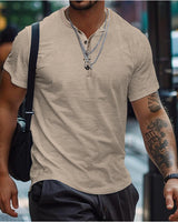 Benedikt | Herren Lockeres Poloshirt in Khaki