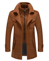 WARME WINTER- UND HERBSTJACKE in Braun