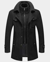 WARME WINTER- UND HERBSTJACKE in Schwarz